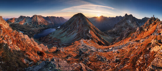 Mountain sunset autumn Tatra landscape, Slovakia and Poland © TTstudio
