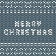 Christmas Sweater Design. Seamless Knitting Pattern