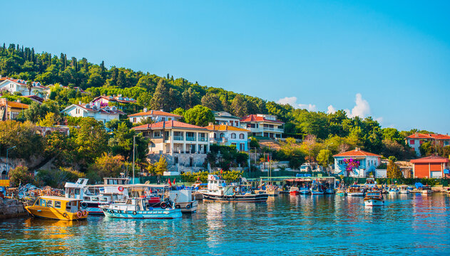 Princes island, vacation views. Travelling concept. concept of vacation in Turkey. New places for trip. Ideas for journey. Europe, Turkey. September 29: Illustrative Editorial