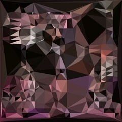 cubist triangular mosaic pattern and design based on pink purple and white geometric elements on a black background