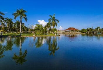 Obraz premium Water Palace Taman Ujung in Bali Island Indonesia