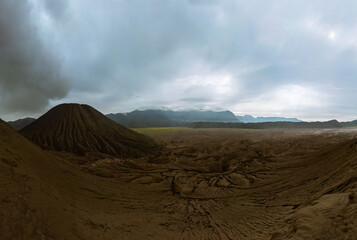 Fototapeta premium Mountain Bromo volcano - island Java Indonesia