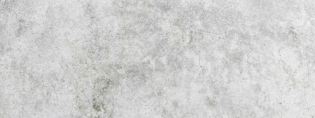 Panorama of White grey concrete texture, Rough cement stone wall, Surface of old and dirty outdoor building wall, Abstract nature seamless background