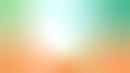 Blue and orange abstract blurred gradient background 