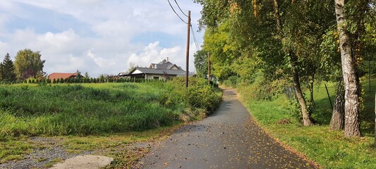 road in the village