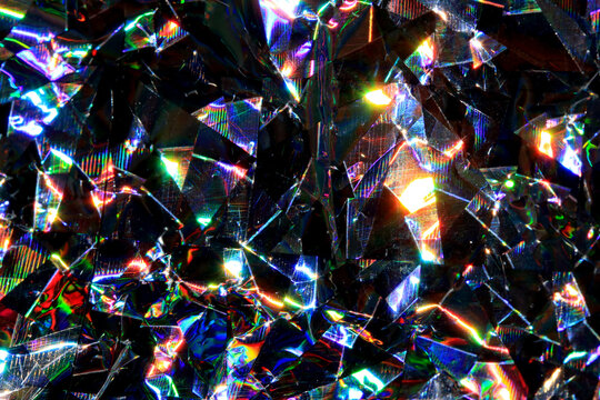 Holographic Sci-Fi Futuristic Vibe Abstract Shiny Background