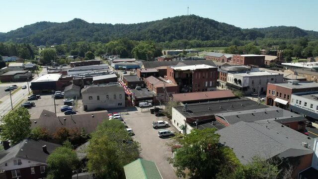 barbourville kentucky aerial push in