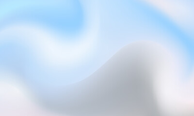 modern abstract shapes postcard or brochure cover design with a pastel color palette and a gradient background