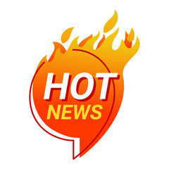 Hot news comic burning pin button