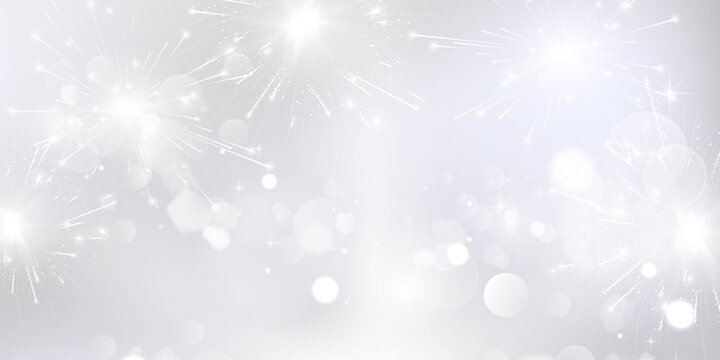 firework and christmas themed Celebration party 2022 Happy New Year background design.