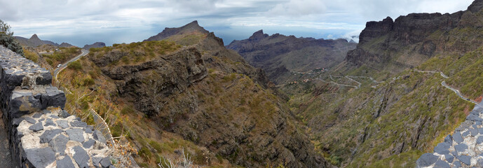 Mountain landscape. Tenerife.