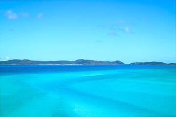 Whitehaven Beach in Whitsunday Island in QLD Australia 