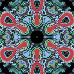 Energy glitch technology mandala kaleidoscope molecule creative art abstract background spiritual psychedelic trippy backdrop