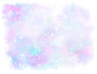 水彩　光の欠片　背景壁紙