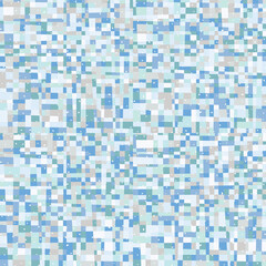 Winter paints. Chaos of the quadrangles. Seamless camouflage.