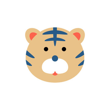Tiger icon symbol simple design