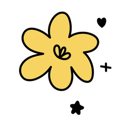 flower doodle 