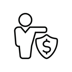 Business insurance icon