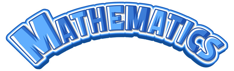 Isolated Mathematics font banner