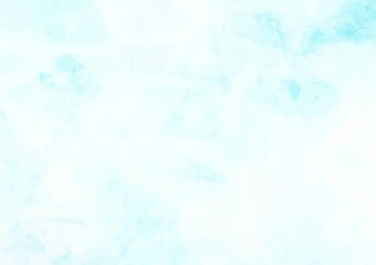幻想的な水彩の水色テクスチャ背景
