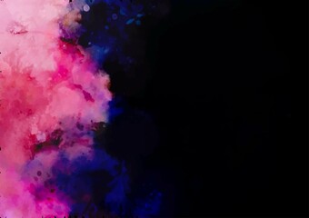 ピンク色と紫色の水彩テクスチャ背景
