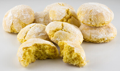 image of delicious biscuits close-up