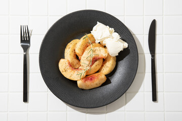 桃のアールグレイマリネ