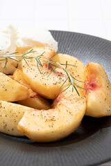 桃のアールグレイマリネ