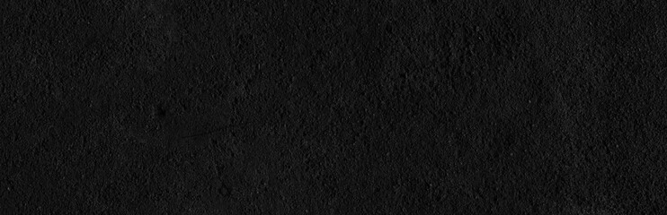 Panorama of Dark grey black slate background or texture. Black granite slabs background.