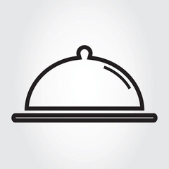 Tray icon vector isolated on background. Tray icon for app, label, logo, menu and web site. Creative art concept, vector illustration