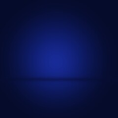 blue showroom and dark studio for present product