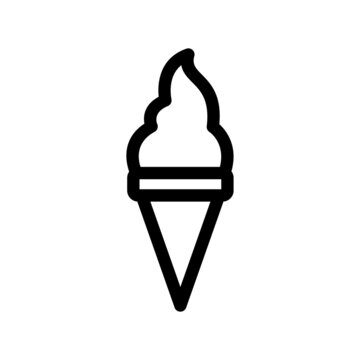 recommend clip art: Ice cream Cone Outline Vector Icon Design
