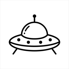 ufo - space icon vector design template