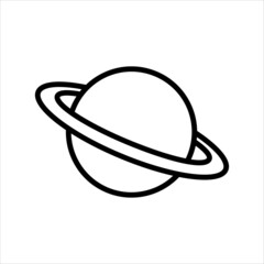 saturn - planet - space icon vector design template