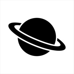 saturn - planet - space icon vector design template