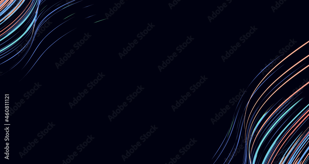 Poster abstract minimal effect lines background with copy space. vector