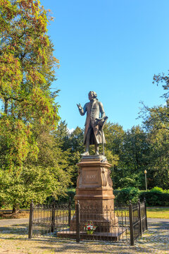 Russia, Kaliningrad - September 25, 2018: Monument to I. Kant