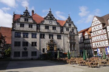 Naklejka premium Rathaus Markt Hann. Münden