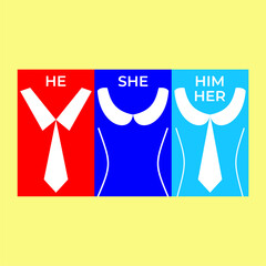 Illustrations of Change gender