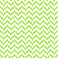 White seamless pattern with green chevron. Minimalist and childish design for fabric, textile, wallpaper, bedding, swaddles toys or gender-neutral apparel.