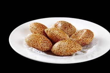 Fried Dough Cake Chinese Traditional Breakfast Dessert
