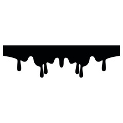 Drips icon vector set. Liquid Dripping illustration sign collection. Melting symbol or logo.