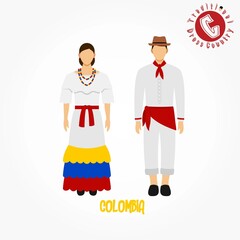Set of alphabet "C" cartoon characters in traditional clothes.