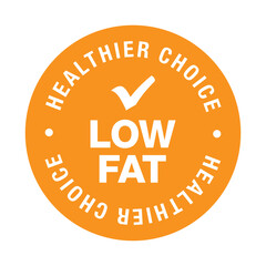 Trans fat free vector icon badge logo design