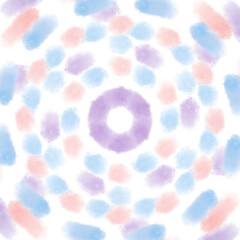 Abstract of blue, purple and pink color paint