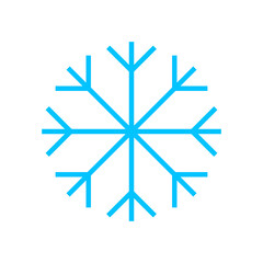 Snowflake blue Icon