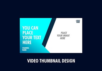 Blue color of video thumbnail