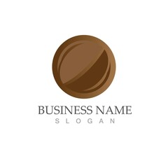 coffee bean icon vector