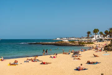 Foto op Aluminium Corralejo beach, Fuerteventura, Canary Islands. Spain © unai