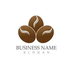 coffee bean icon vector